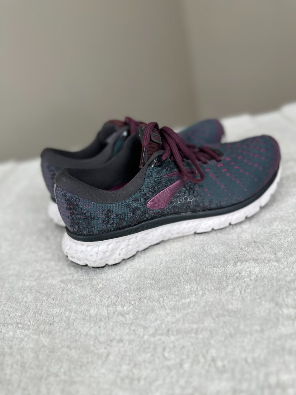 Brooks Glycerin 17 Running Sneakers Gray Purple Women's Size 8 EU 39 - Picture 7 of 7